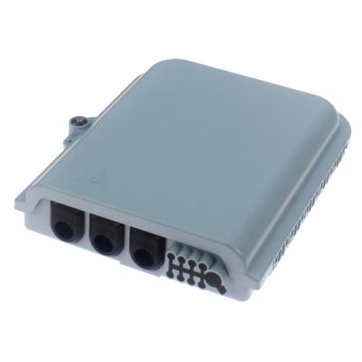 China Outdoor FTTH 8 Ports Fiber Optic Distribution Termination Box with SC/PC Pigtail and Adapter for sale