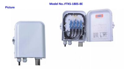 China Doos van de de Vezel Optische Beëindiging van Kabeldoos de Waterdichte Openlucht 8 Haven Te koop