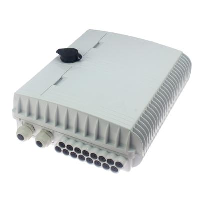 China Caja de distribución al aire libre de la fibra óptica de 16 de FTTH de la fibra óptica de la terminación de la caja 16 ABS portuarios de la base en venta