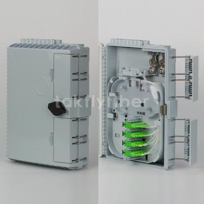 Chine Boîte gauche d'arrêt de fibre de FTTX IP65 16 avec le diviseur de PLC d'adaptateur de Sc à vendre