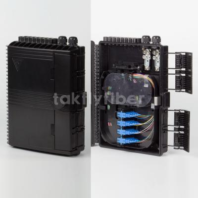 China 16 FTTH portuarios NAP Fiber Optic Termination Box IP65 con el mini divisor del PLC de 0.9m m en venta