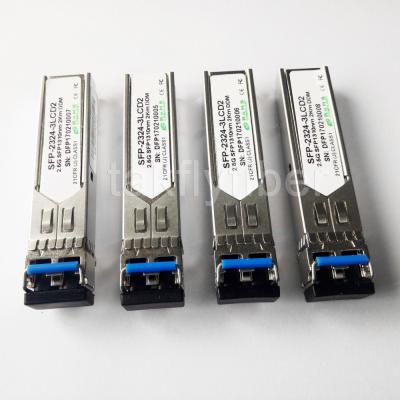 China 1310nm Dual LC FP 2.5Gbps DDM Optical Transceiver Module OC48 SR SFP 2KM for sale