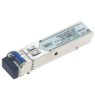 China 1.25G BIDI SFP 40KM 60KM 80KM 120KM 160KM LC 1490nm 1550nm SM Gigabit Optical Transceiver Module for sale