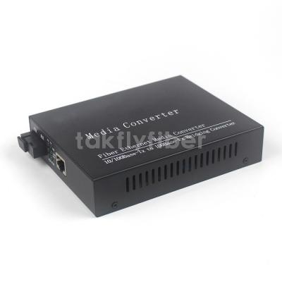 China 10KM bis 120KM 10/100M SC Single Fiber Media Konverter für Ethernet-Netzwerk zu verkaufen