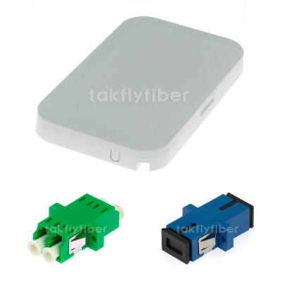 China Indoor Outdoor 1 Cores ABS Wall Mount FDB Fiber Distribution Box for sale