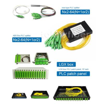 China Conectores desencapados do divisor SC/APC do PLC da fibra de Mini Single Mode Fiber Splitter à venda