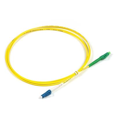 China LC UPC To LC APC Fibre Optic Patch Cable SM Simplex G657A1 2.0mm LSZH for sale