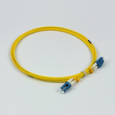 China LC To LC LSZH 1550nm Short Boot Multimode Patch Cord SM G652D 3.0mm for sale
