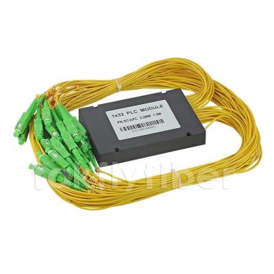 China SC APC 1x32 ABS Module Fiber PLC Splitter For FTTH FTTX GPON Network for sale