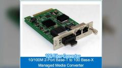 10G onbeheerde glasvezelmediaconverter