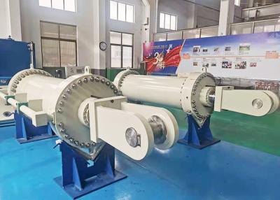 China Único cilindro hidráulico telescópico ativo do OEM na metalurgia/rolo/navio à venda