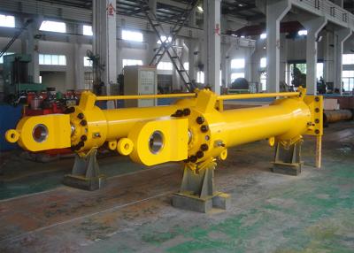 China Kies/het Dubbelwerkende Hydraulische Hydraulische Hijstoestel van de Cilinder Vlakke Poort voor Stortplaatsvrachtwagen uit Te koop
