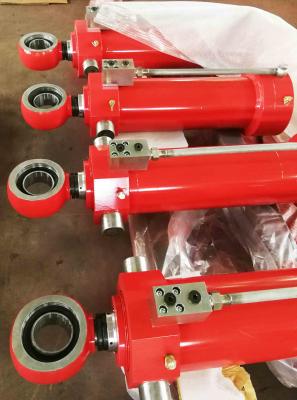 Chine Cylindre hydraulique soudé télescopant résistant à la chaleur de chargeur de cylindres hydrauliques à vendre