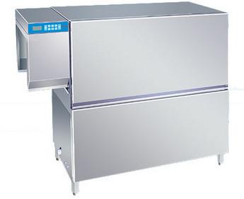 China Commercial Electric Conveyor Dishwasher 1 Tank With Single Rinsing Cycle for sale