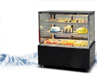 China Cake Cabinet Refrigerated Display Cabinet Commercial Air-cooled Small Dessert West Point Fruit Fresh Cabinet for sale