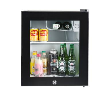 China Hotel Compressor Mini Fridge Commercial Refrigerator Freezer Electricity 46L for sale