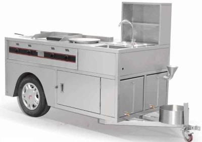 China Equipo funcional de la cocina del restaurante del carro del bocado del acero inoxidable de Muti en venta