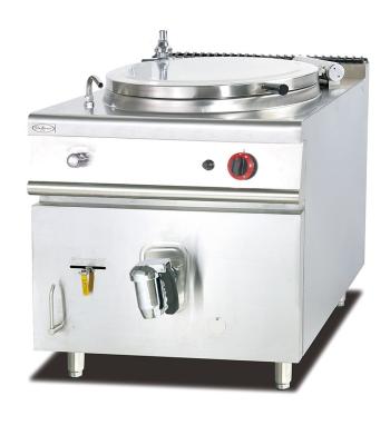 China Gas Soup Kettle Western Kitchen Equipment 100L Capacity Soup Boiling Pan for sale