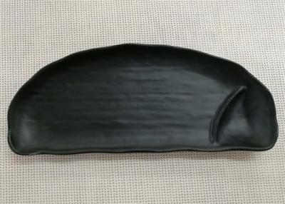 China Da placa preta da melamina da meia lua a louça de imitação da porcelana ajusta o comprimento 27cm à venda