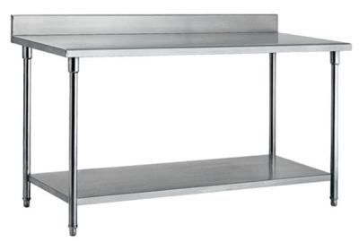China Kitchen Work Table With Under Shelf Stainless Steel Catering Equipment 1000*700*850mm for sale