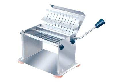 China Stainless Steel Food Processing Equipments Manual Sausage Slicer Hot Dog Sausage Cutter 8mm Slice Thickness for sale
