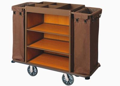 China Hotel Trolley Room Service Equipments Multi Styles Optional 6 Inch PVC / PPR Wheels for sale