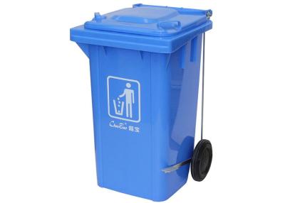 China Foot - pedal Side - wheel Plastic Garbage Bin Environmental Protection Dustbin Size 60L 100L 120L 240L for sale