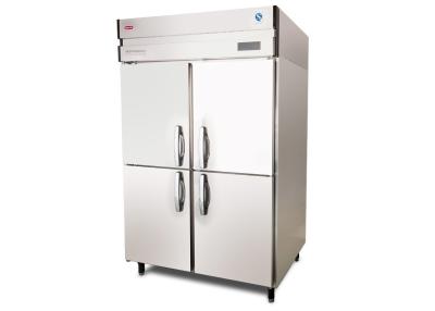 China Air Cooled -15 to -18°C Commercial Refrigerator Freezer 2/4/6 Solid Doors Upright Reach-in Freezer for sale