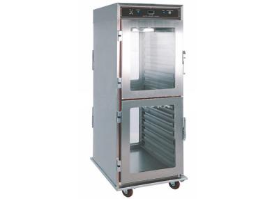 China Upright Glass Door Holding Cabinet Fast Food Warmer Showcase Complete With 16 Trays for sale