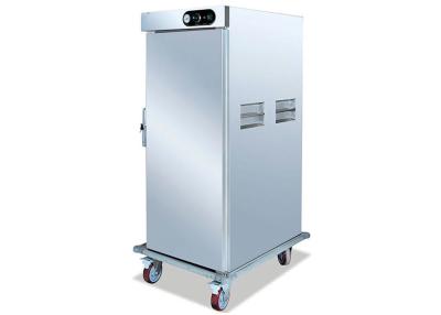 China Stainless Steel Mobile Singe Door Electric Food Warmer Cabinet 11 Racks for sale