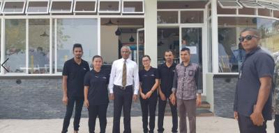 China Maldives New President Mr Solihu Visit Client'S Celeste Hotel for sale