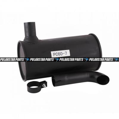 China Engine Exhaust Muffler Silencer PC60-7 6731-11-5511 For Excavator Loader for sale