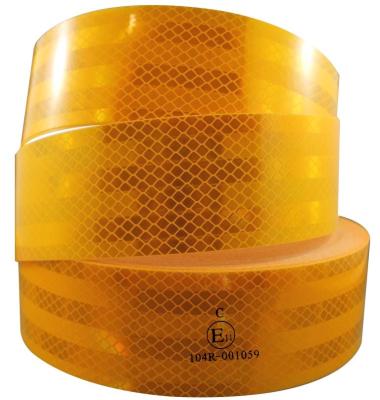 China Micro Prismatic High Visibility Ece Reflective Reflector Tape For Trailer Truck for sale