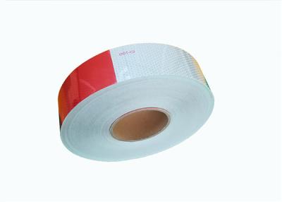 China Acrylic 2 Inch White Reflective Tape  On Commercial Vehicles , Dot Trailer Markings for sale