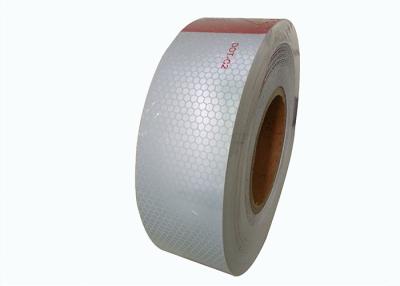 China Trailer Dot C2 Reflective Tape Self Adhesive , Dot C2 Conspicuity Tape White Red for sale