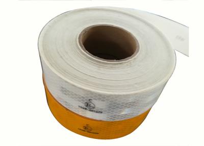China 0.05*45.72m  Reflective Adhesive Tape  , High Intensity Reflective Conspicuity Tape White for sale