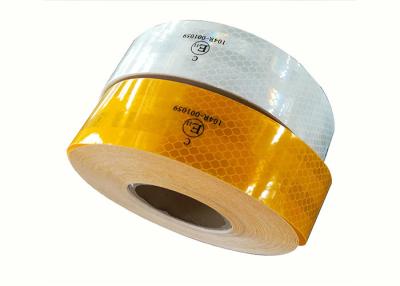 中国 高輝度トレーラー ポリエステル強い接着剤のための着色された安全反射テープ 販売のため