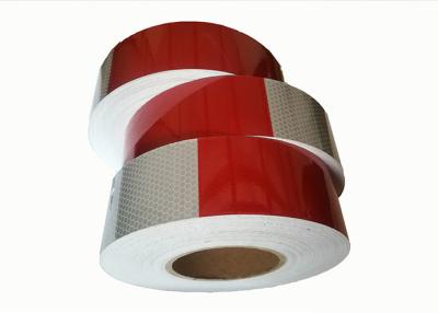 China Super Emergency Police Red Silver Dot Reflective Tape Placement  6 Inch * 6 Inch For Truck Car for sale