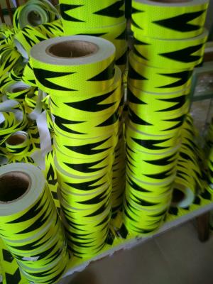 China High Visibility Reflective Vehicle Marking Tape Self Adhesive , Reflective Arrow Stickers for sale