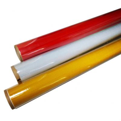 China Honeycombe  Reflective Tape Sheets , Red White Yellow Reflective Stickers For Highway Road Signs for sale