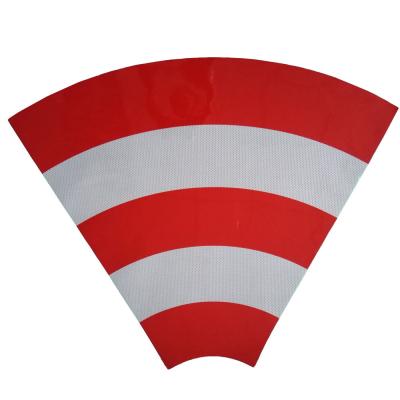 China High Visibility Colored  Reflective Tape Sheets For Vehicles Cone Sleeve Printable Flexiable for sale
