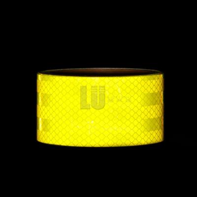 China Lime Yellow Green Dot C2 Reflective Tape Micro Prismatic Material High Performance for sale