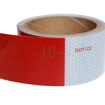China Bus Car Truck Dot C2 Reflective Tape Safety Reflective Tape Self Adhesive 2 Inch * 150ft for sale