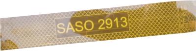 China High Visibility Yellow Reflective Tape With SASO 2913 Marks for sale