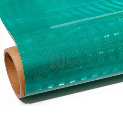 China Green Micro Prismatic EGP Reflective Sheeting For Signs for sale
