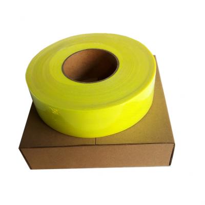 China Flourescent Yellow Green DOT Reflective Tape Sticker For Trucks for sale