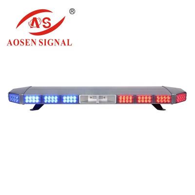 China Waterproof/Windproof/Dustproof Police Supplies Police Light Bar Emergency Siren Speaker Red Blue Led Flashing Light Bar for sale