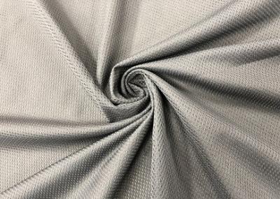 China 130GSM Breathable Polyester Mesh Fabric for Shoes Sneakers Grey Color for sale