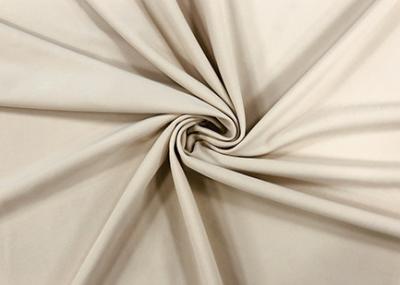 China tela de punto polivinílica beige ligera de nylon el 150cm de la tela/el 82% de la ropa interior 200GSM en venta