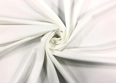 China 170GSM 84% Polyester Knitting Fabric Elasticity For Bathing Suit White for sale